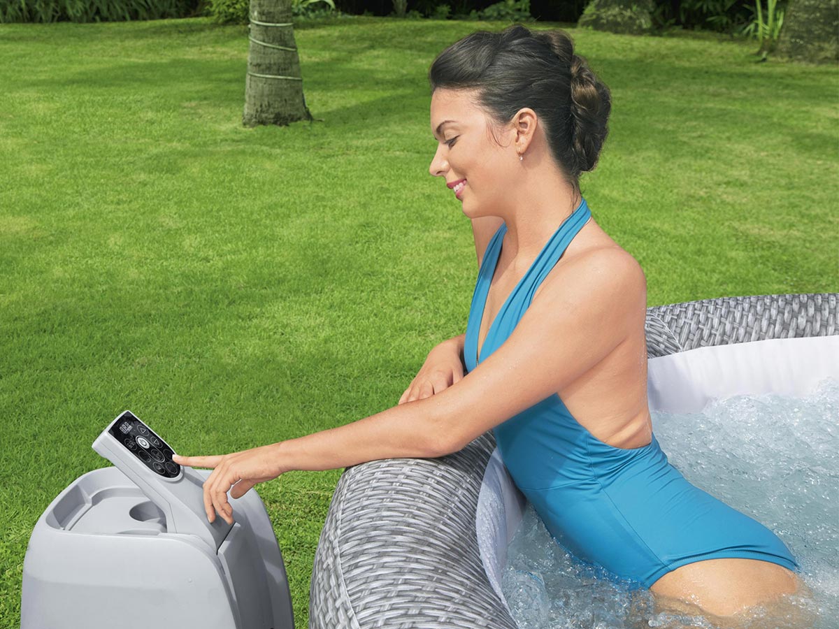 Spa gonflable Lay-Z-Spa Honolulu rond Airjet 4/6 places - Bestway