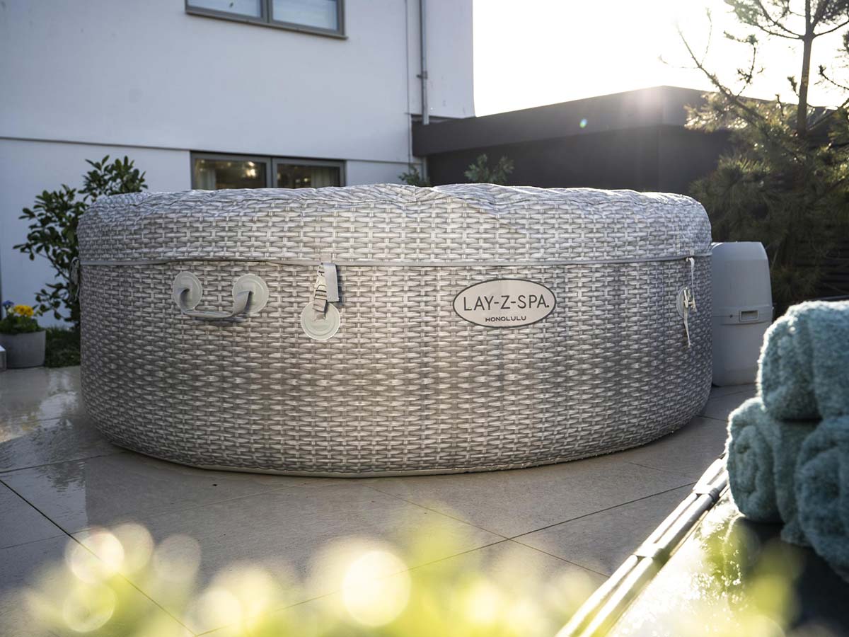 Spa gonflable Lay-Z-Spa Honolulu rond Airjet 4/6 places - Bestway