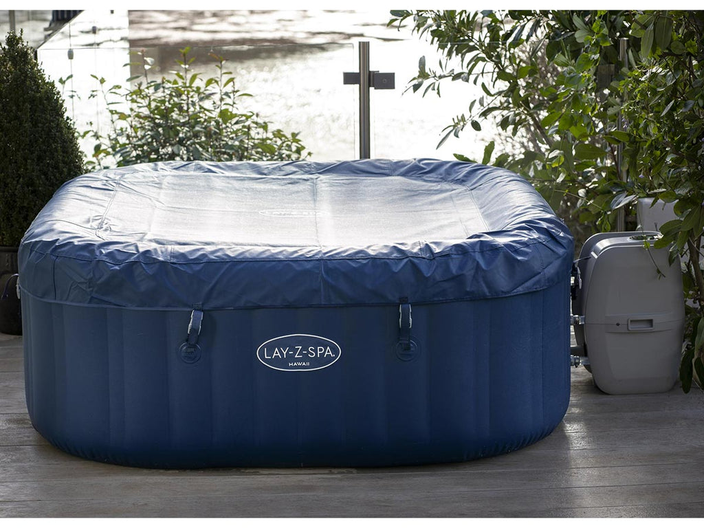 Spa gonflable Lay-Z-Spa Hawaii carré Airjet 4/6 places - Bestway