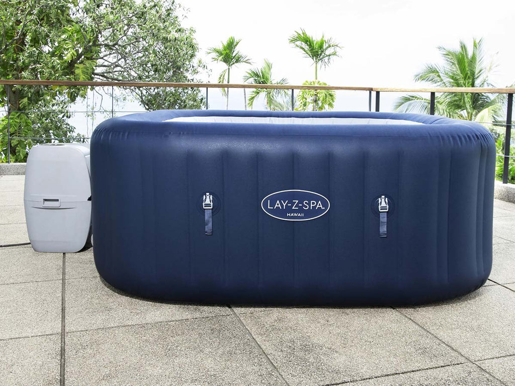 Spa gonflable Lay-Z-Spa Hawaii carré Airjet 4/6 places - Bestway