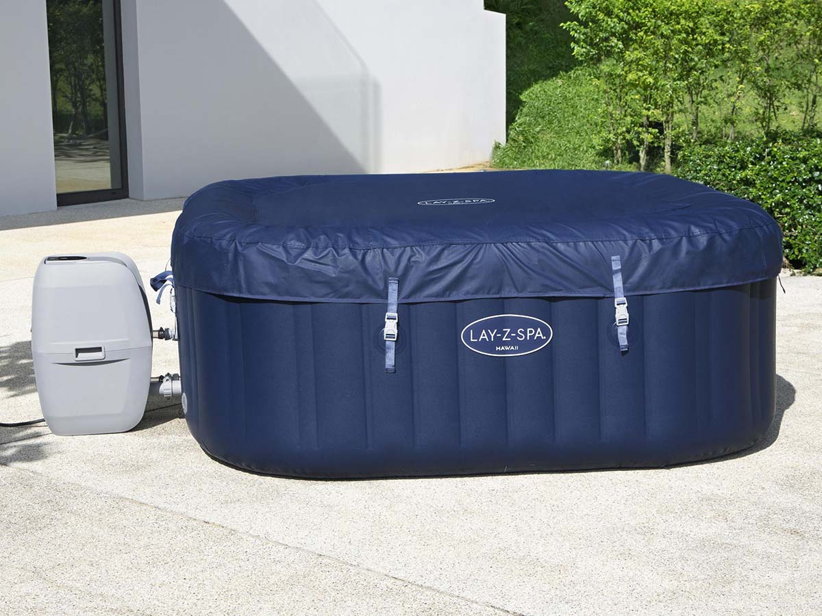 Spa gonflable Lay-Z-Spa Hawaii carré Airjet 4/6 places - Bestway
