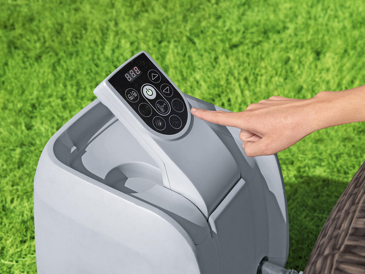 Spa gonflable Lay-Z-Spa St Moritz rond Airjet 5/7 places - Bestway