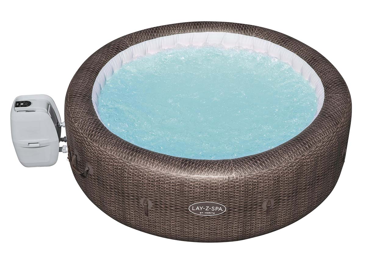 Spa gonflable Lay-Z-Spa St Moritz rond Airjet 5/7 places - Bestway