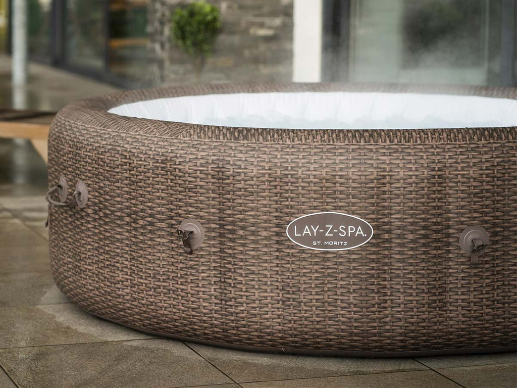 Spa gonflable Lay-Z-Spa St Moritz rond Airjet 5/7 places - Bestway