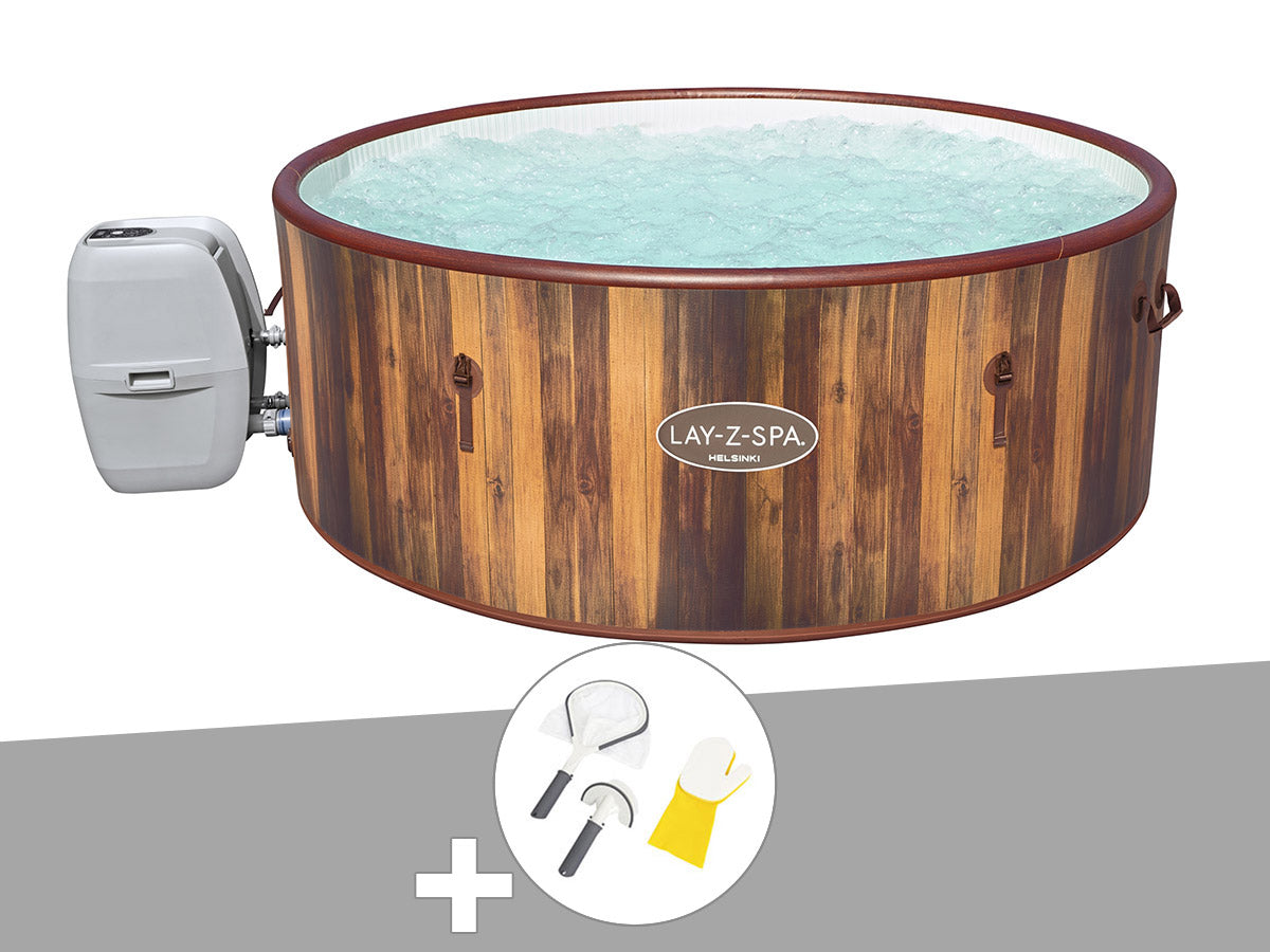 Spa gonflable Lay-Z-Spa Helsinki rond Airjet 5/7 places - Bestway