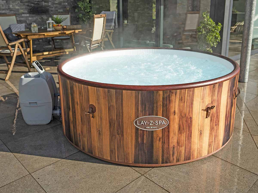 Spa gonflable Lay-Z-Spa Helsinki rond Airjet 5/7 places - Bestway