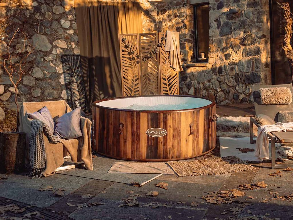 Spa gonflable Lay-Z-Spa Helsinki rond Airjet 5/7 places - Bestway