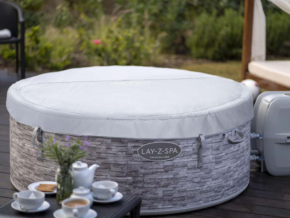 Spa gonflable Lay-Z-Spa Vancouver rond Airjet Plus 3/5 places - Bestway