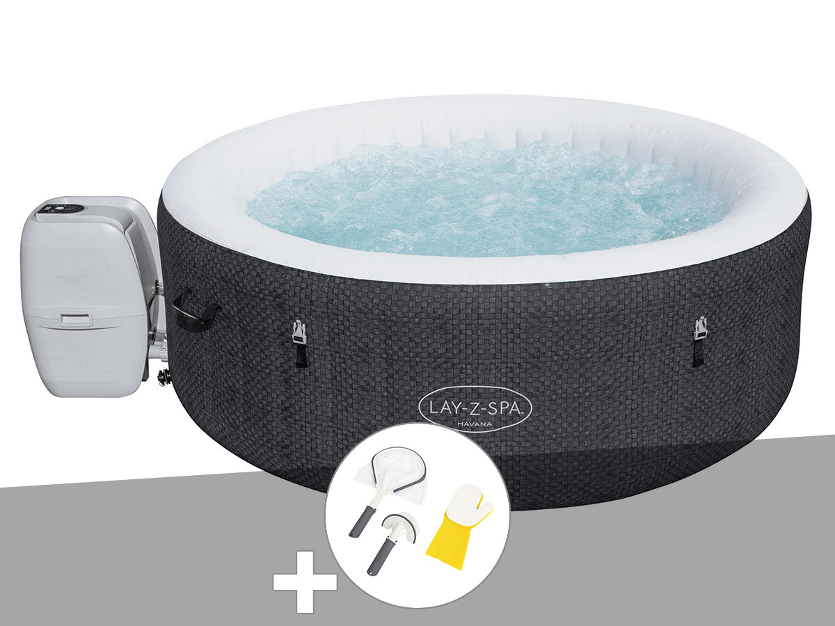 Spa gonflable Lay-Z-Spa Havana rond Airjet 2/4 places - Bestway
