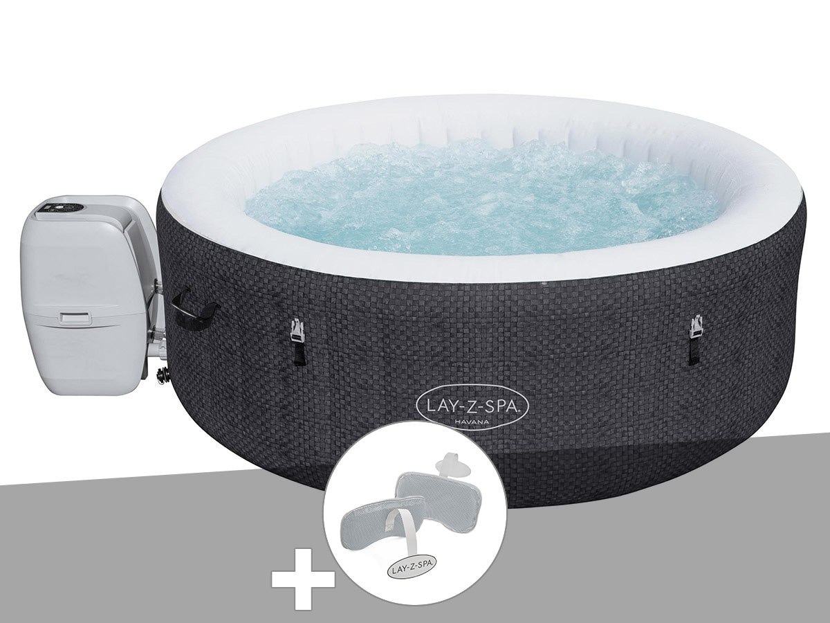 Spa gonflable Lay-Z-Spa Havana rond Airjet 2/4 places - Bestway