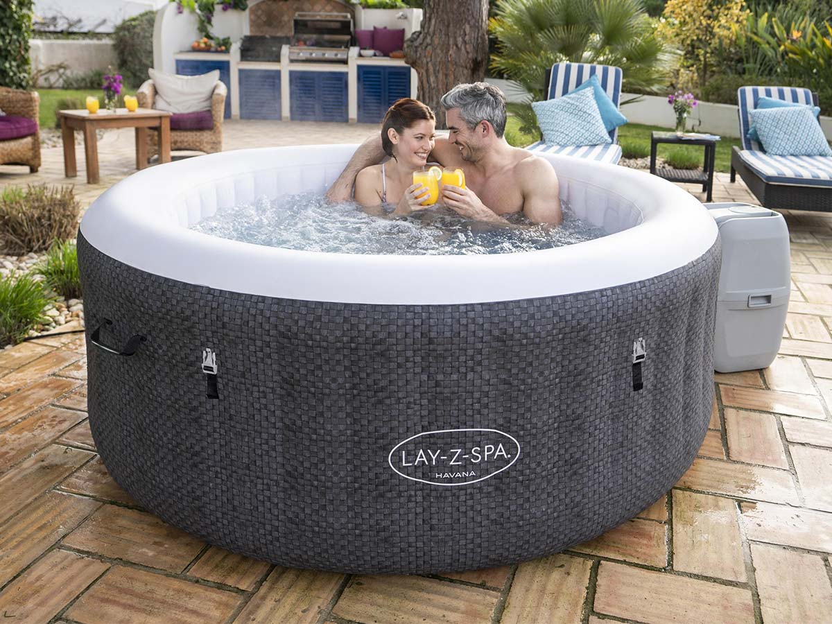 Spa gonflable Lay-Z-Spa Havana rond Airjet 2/4 places - Bestway