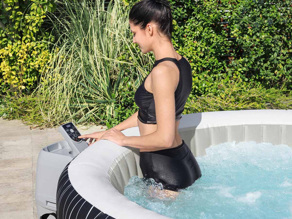 Spa gonflable Lay-Z-Spa Hollywood rond Airjet 4/6 places - Bestway