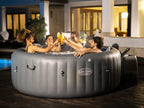 Spa gonflable Lay-Z-Spa Santorini rond HydroJet Pro 5/7 places - Bestway