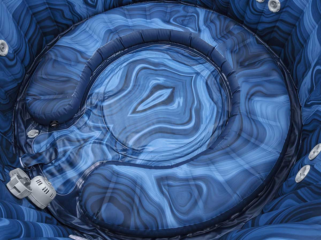 Spa gonflable Lay-Z-Spa Santorini rond HydroJet Pro 5/7 places - Bestway