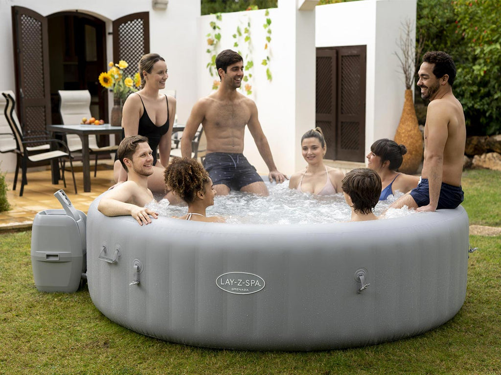 Spa gonflable Lay-Z-Spa Grenada rond Airjet 6/8 places - Bestway