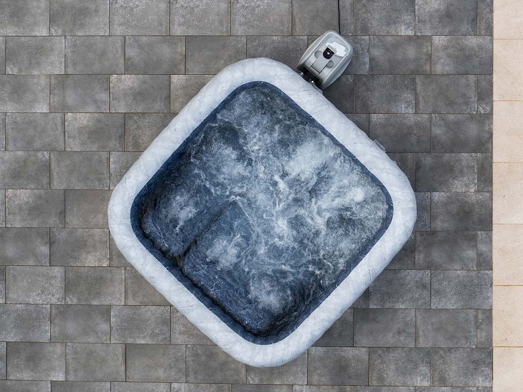 Spa gonflable Lay-Z-Spa San Francisco carré Hydrojet 5/7 places - Bestway