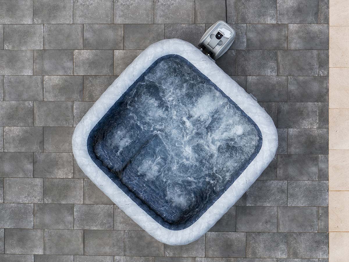 Spa gonflable Lay-Z-Spa San Francisco carré Hydrojet 5/7 places - Bestway