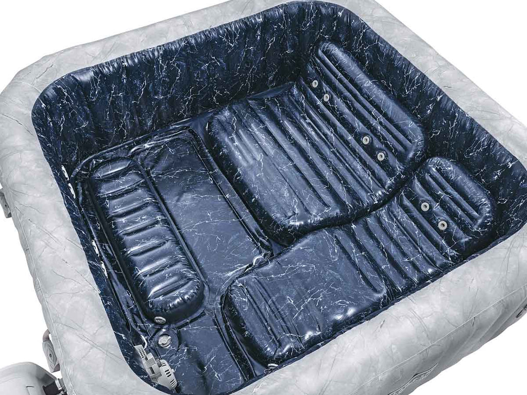 Spa gonflable Lay-Z-Spa San Francisco carré Hydrojet 5/7 places - Bestway