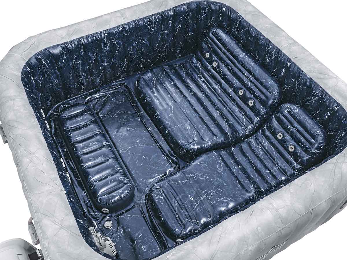 Spa gonflable Lay-Z-Spa San Francisco carré Hydrojet 5/7 places - Bestway