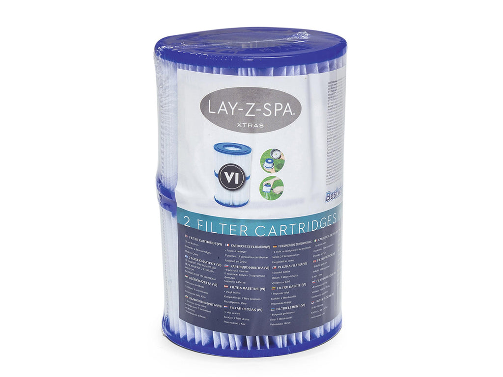 Lot de 2 cartouches de filtration pour spa gonflable Lay-Z-Spa - Bestway