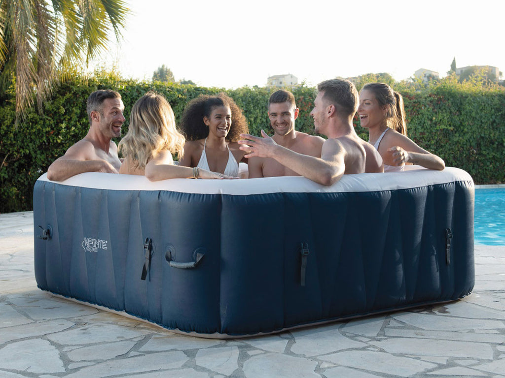Spa gonflable Champion carré Bulles 6 places + Accessoires offerts - Infinite Spa