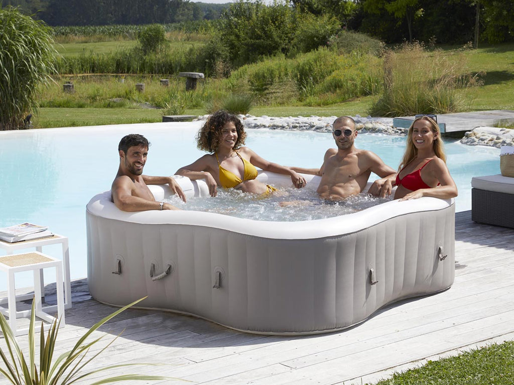 Spa gonflable Élite Plus trèfle Bulles 4 places + Accessoires offerts - Infinite Spa