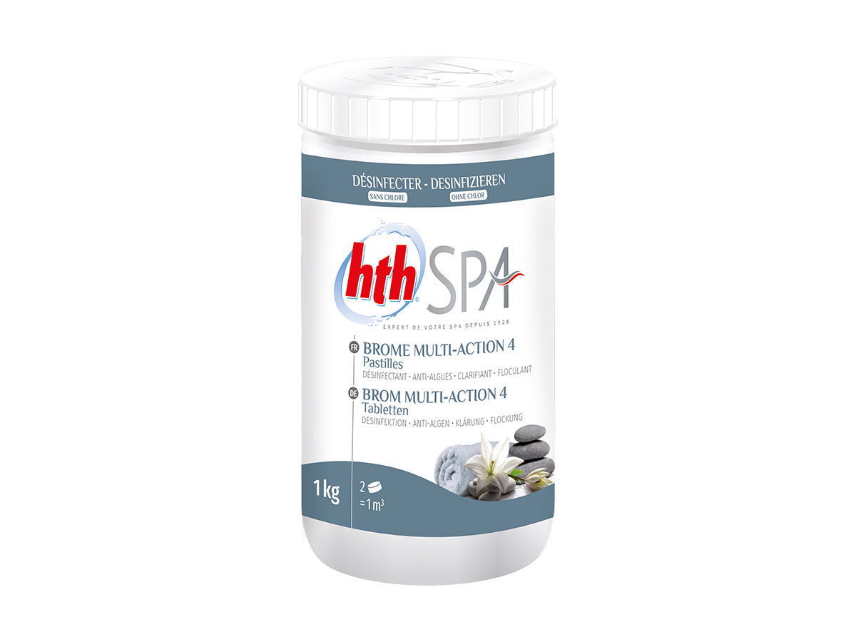 Brome 4 actions pour spa 1 kg - HTH