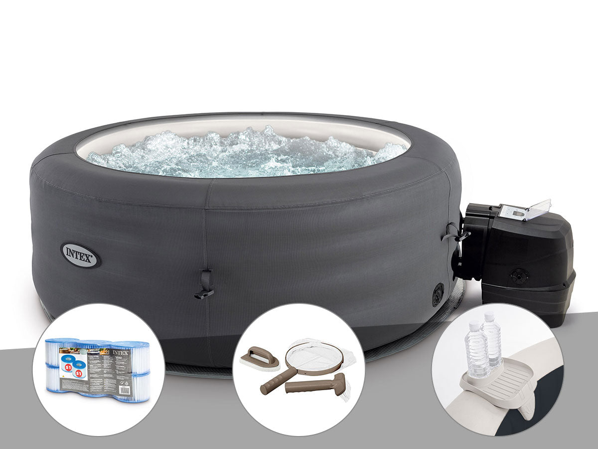 Spa gonflable PureSpa Access rond Bulles 4 places - Intex