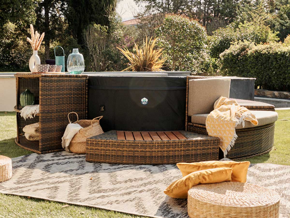 Mobilier 5 modules pour spa portable semi-rigide Vita - Netspa