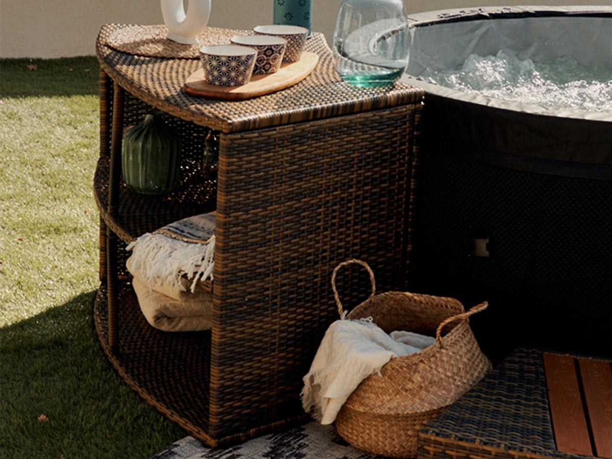 Mobilier 5 modules pour spa portable semi-rigide Vita - Netspa