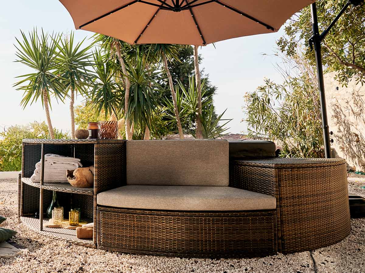 Mobilier 5 modules pour spa portable semi-rigide Octopus - Netspa