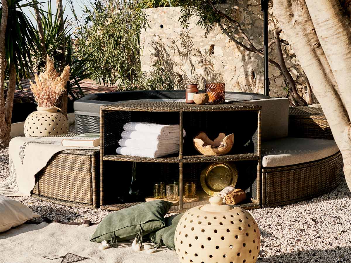 Mobilier 5 modules pour spa portable semi-rigide Octopus - Netspa