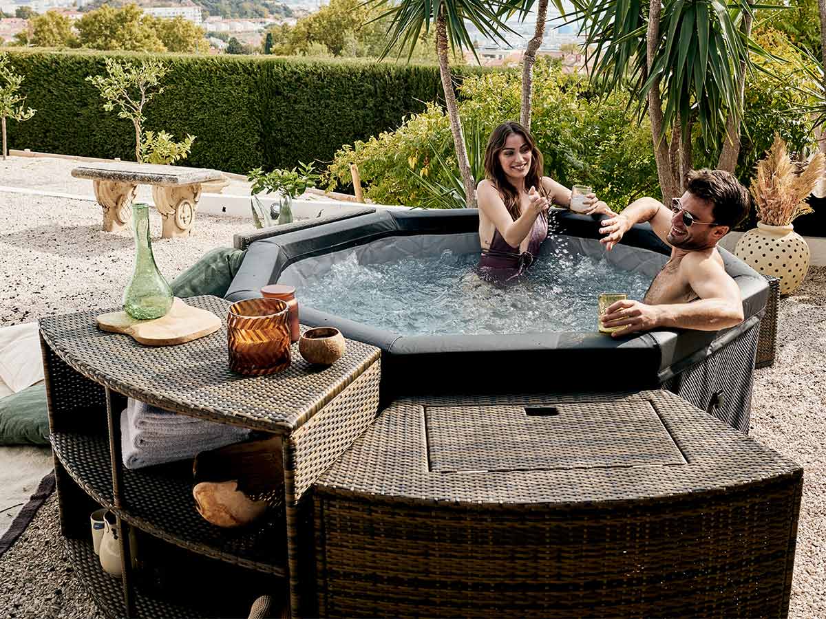 Mobilier 5 modules pour spa portable semi-rigide Octopus - Netspa