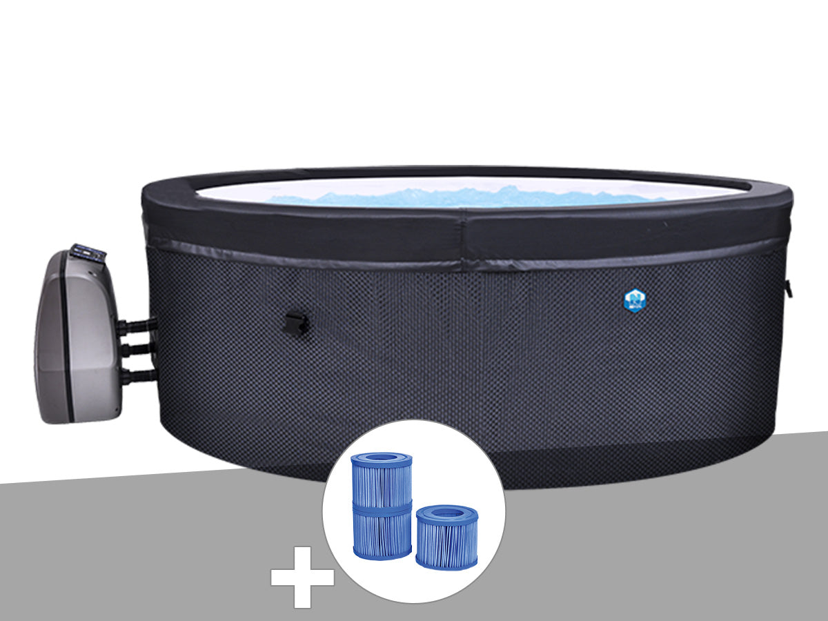 Spa portable semi-rigide Vita rond Bulles 4 places - Netspa