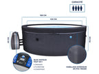 Spa portable semi-rigide Vita rond Bulles 4 places - Netspa