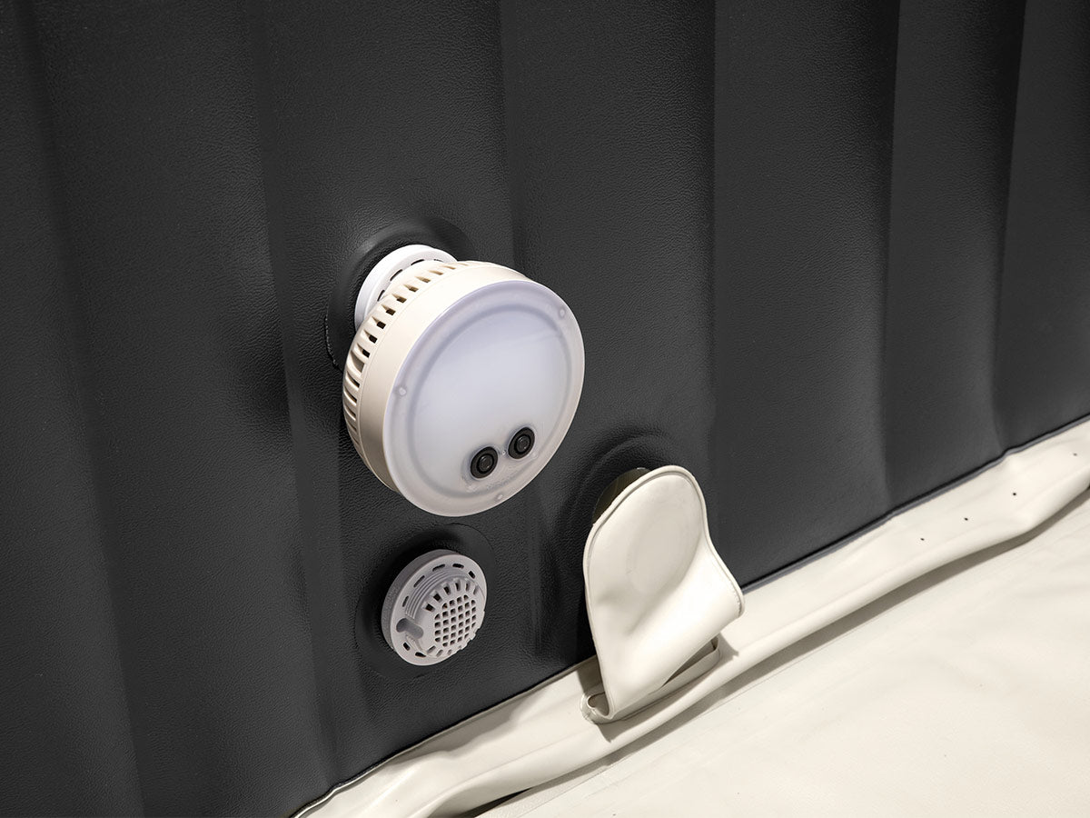 Spa gonflable PureSpa Ardoise carré Bulles 4 places - Intex