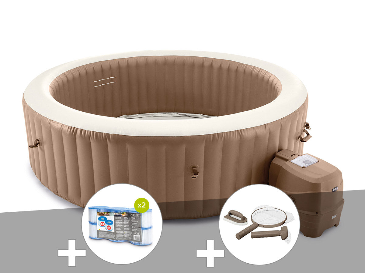 Spa gonflable PureSpa Sahara rond Bulles 8 places - Intex