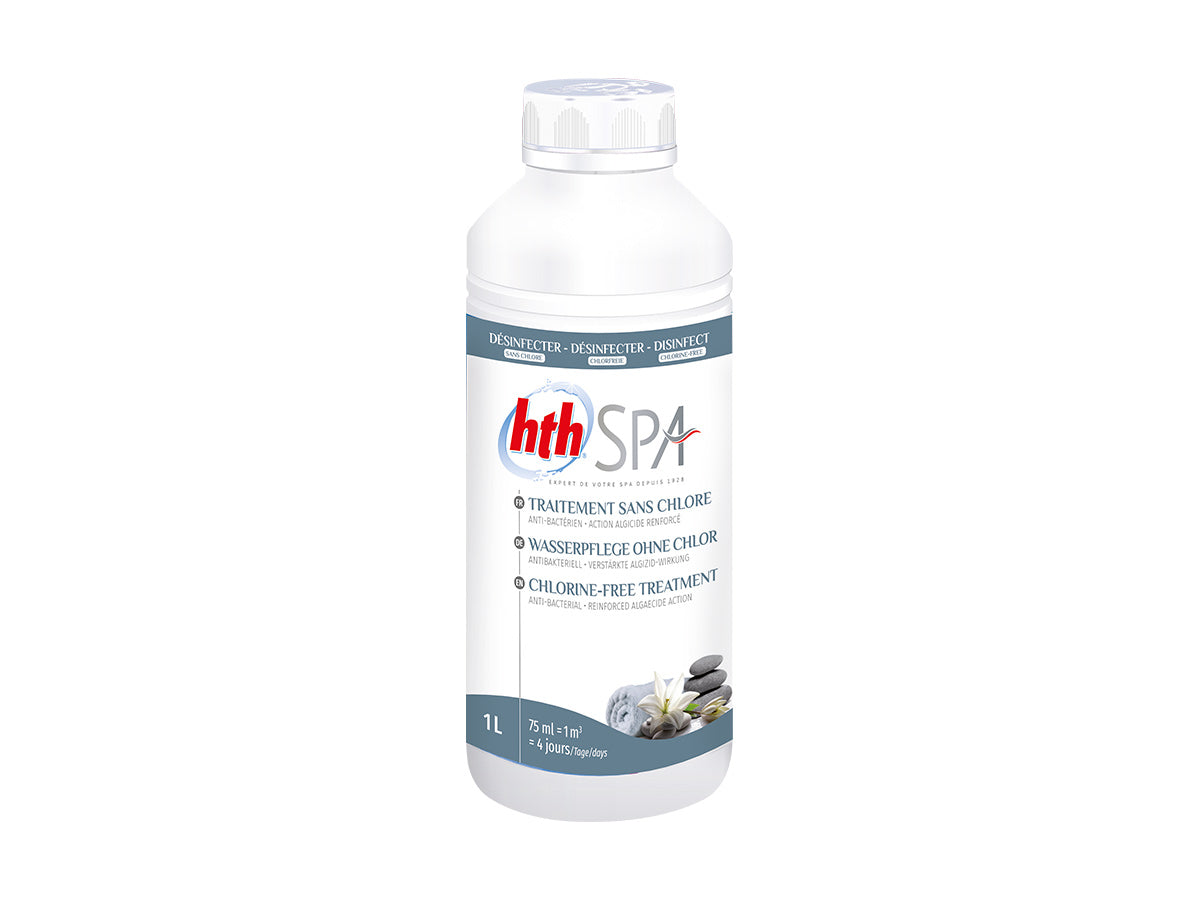 Traitement liquide sans chlore 2 en 1 pour spa 1 L - HTH