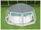 Dôme de protection Flowclear pour piscine hors-sol ronde - Bestway