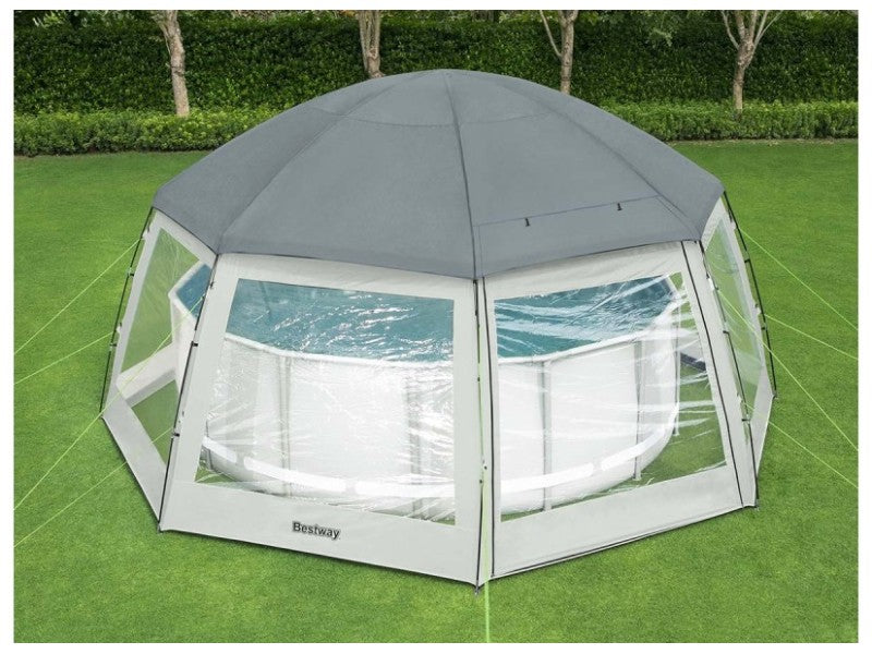 Dôme de protection Flowclear pour piscine hors-sol ronde - Bestway