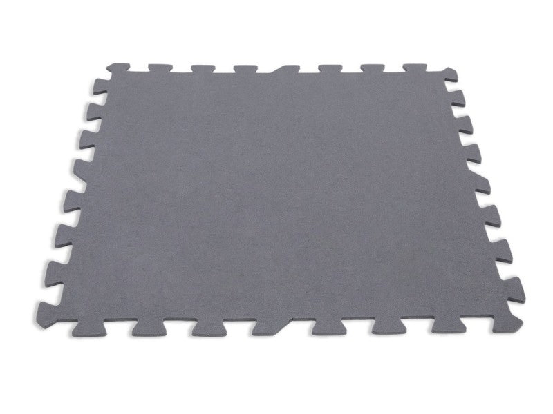 Lot de 8 dalles de protection de sol en mousse 50 x 50 cm grises épaisseur 5 mm pour piscine et spa - Intex