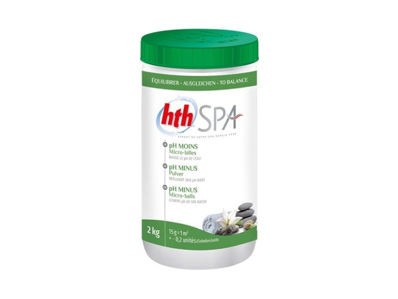 pH moins micro-billes pour spa 2 kg - HTH