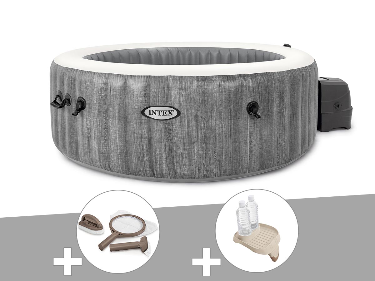 Spa gonflable PureSpa Baltik rond Bulles 4 places - Intex