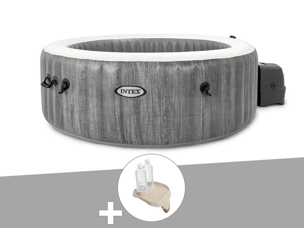 Spa gonflable PureSpa Baltik rond Bulles 4 places - Intex