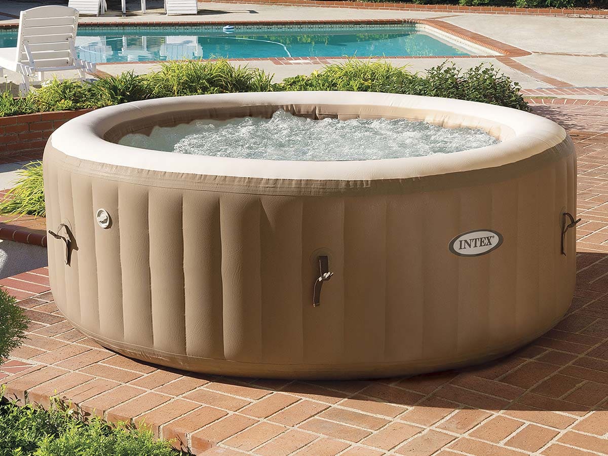 Spa gonflable PureSpa Sahara rond Bulles 4 places - Intex