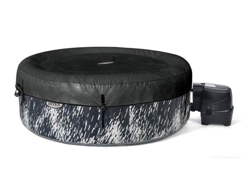 Spa gonflable PureSpa Galaxie rond Bulles avec LED 4 places - Intex