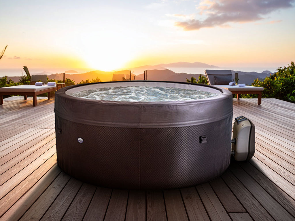 Spa portable semi-rigide Vita rond Bulles 4 places - Netspa