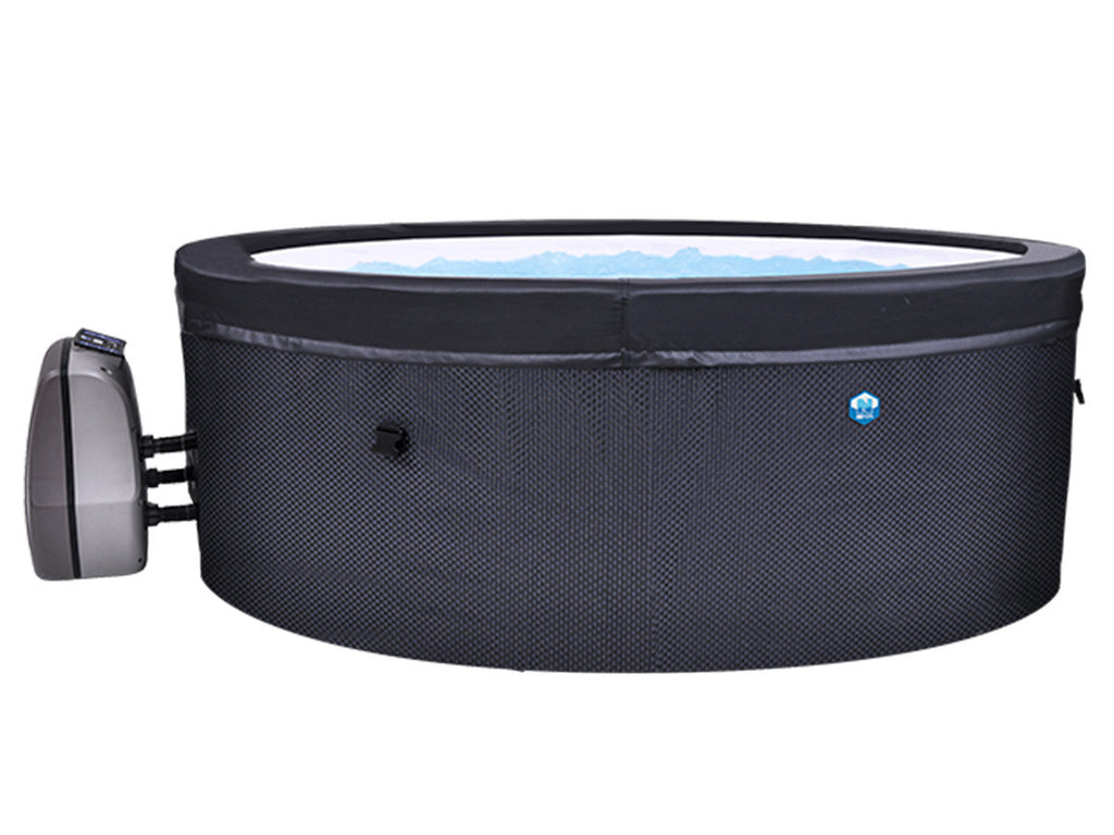 Spa portable semi-rigide Vita rond Bulles 4 places avec mobilier - Netspa